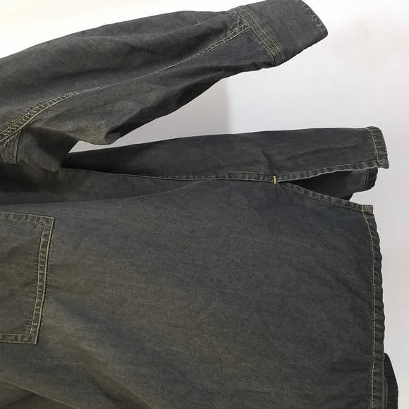 Marithe Francois Girbaud 100% Cotton Long Sleeve Button Down Shirt Size L - Picture 4 of 10